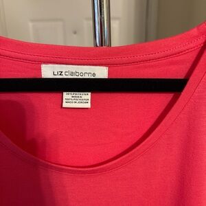 Liz Claiborne Bright Pink Top